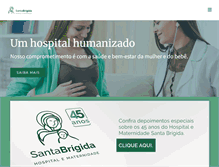 Tablet Screenshot of hmsantabrigida.com.br